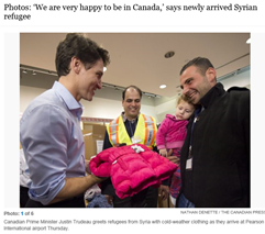 Illustration for article titled First Plane of Syrian Refugees Arrived in Toronto Last Night
